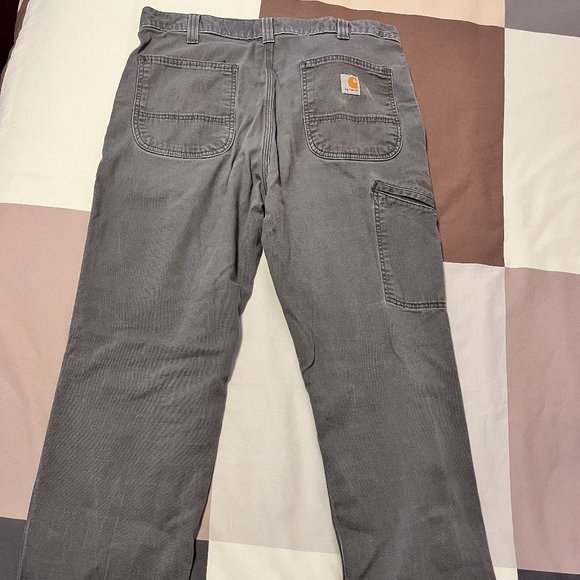 Men's Carhartt RUGGED FLEX® RELAXED FIT CANVAS WORK PANT - Picture 9 of 12